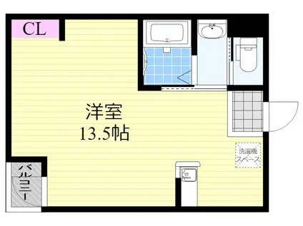 FF OSAKA.COM(ワンルーム/10階)の間取り写真