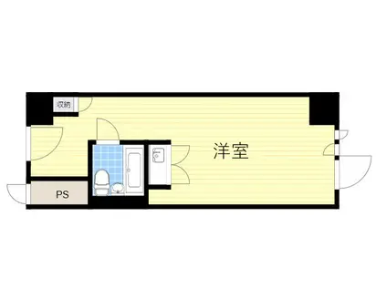 新大阪ビジネス第2日研マンション(ワンルーム/7階)の間取り写真