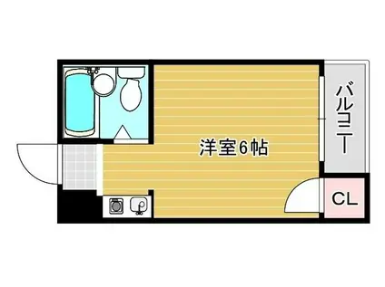 アーバンコート十三(ワンルーム/3階)の間取り写真