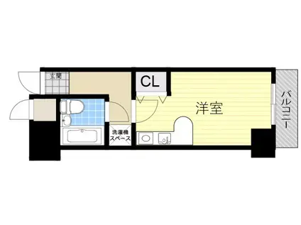 ダイアパレス塚本Ⅱ番館(ワンルーム/7階)の間取り写真