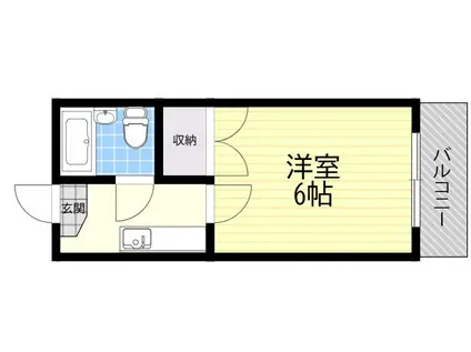 ローレルハイツ富士富(1K/5階)の間取り写真