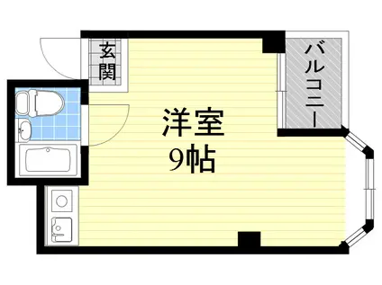 シティライフ十三東(ワンルーム/2階)の間取り写真