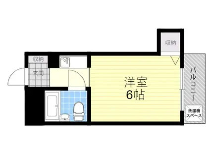 ほづみマンション(ワンルーム/4階)の間取り写真
