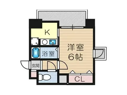 ユニテック十三(1K/3階)の間取り写真