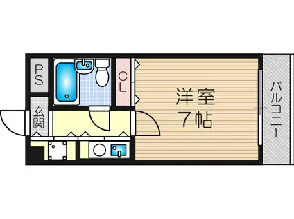 第2コーポ神崎川(1K/2階)の間取り写真