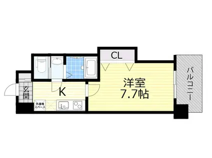 ラグゼ新大阪Ⅰ(1K/5階)の間取り写真