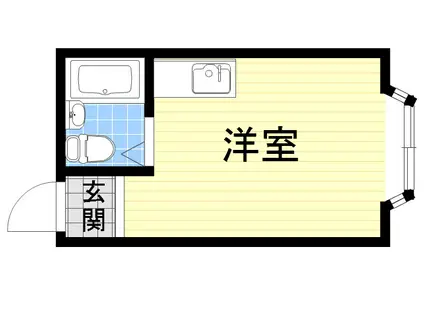 プレアール塚本7(ワンルーム/4階)の間取り写真