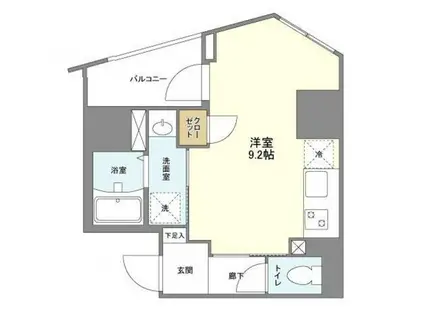 ILE RICHE NISHINAKAJIMA(ワンルーム/9階)の間取り写真