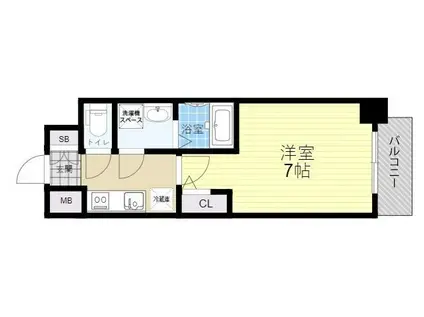 サムティ姫島FELICETO(1K/3階)の間取り写真