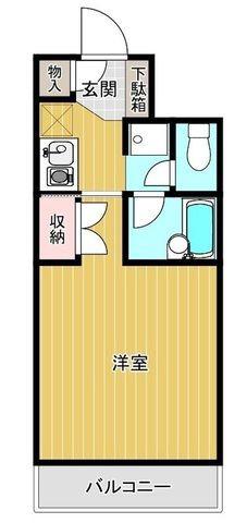 パレエスポワール三国(1K/3階)の間取り写真