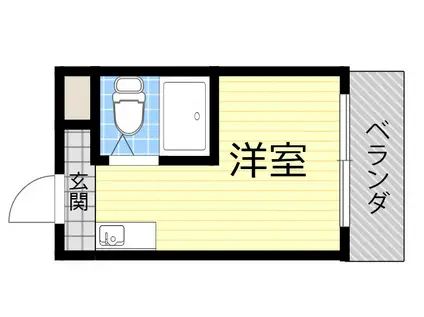 プレアール昭和町(ワンルーム/3階)の間取り写真