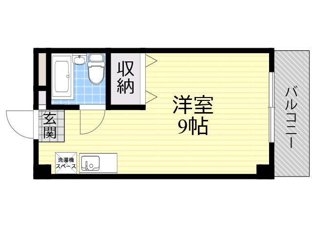 ラパンジール新今里(ワンルーム/7階)の間取り写真