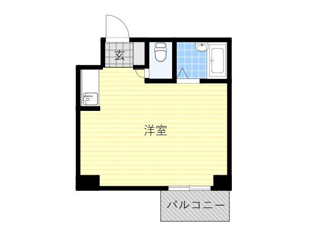 エクセス2020(ワンルーム/2階)の間取り写真