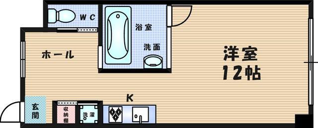 LEESTRUCTURE 南武庫之荘(ワンルーム/5階)の間取り写真