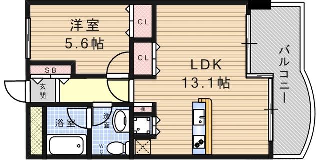 コナビレッジ4(1LDK/3階)の間取り写真