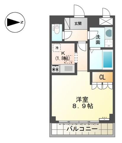 カサ デ セレーサ(1K/1階)の間取り写真