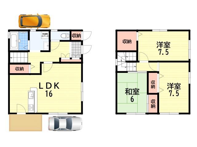 阪急神戸本線 塚口駅(阪急) 徒歩11分 1階建 築26年(3LDK)の間取り写真
