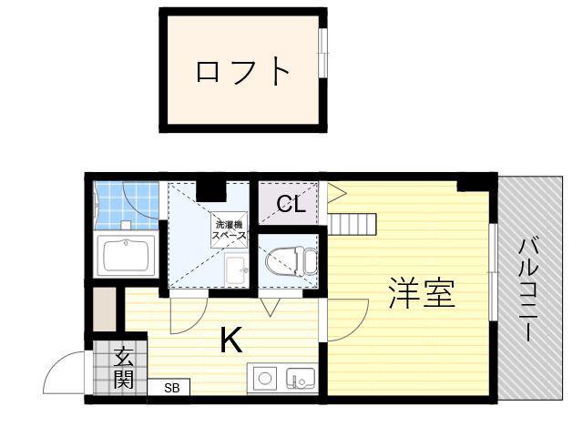 BRILLIANT CORE(1K/3階)の間取り写真