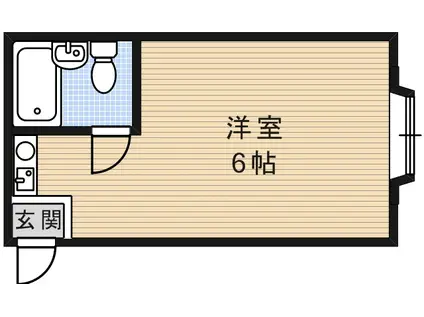 グランビルド東住吉(ワンルーム/2階)の間取り写真