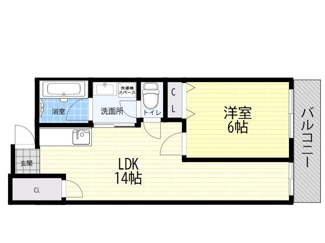 パ-ク・メゾン 一刻館(1LDK/4階)の間取り写真