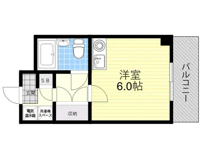 セントナルオ(ワンルーム/1階)の間取り写真