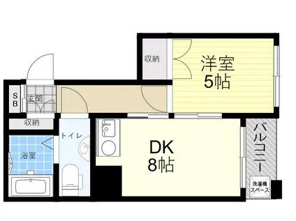 タダマンション(1DK/1階)の間取り写真