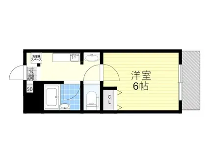 ステラハウス4-500(1K/2階)の間取り写真