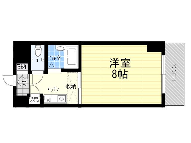 サンクレスト西宮(1K/5階)の間取り写真