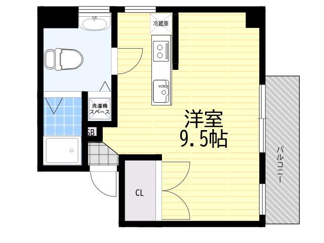 VILLA RIX(ワンルーム/2階)の間取り写真