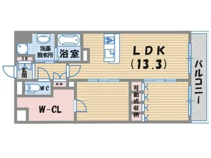 XPAVELA(2LDK/2階)の間取り写真