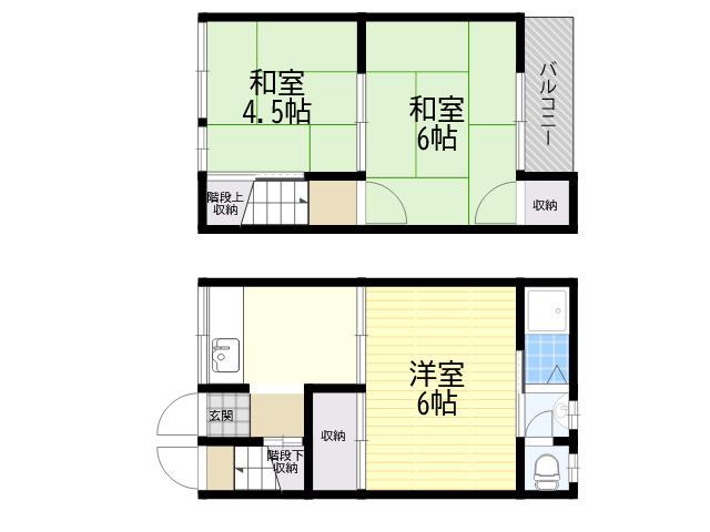 サン久寿川(3K)の間取り写真