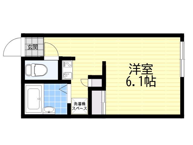 レオパレス松川(1K/2階)の間取り写真