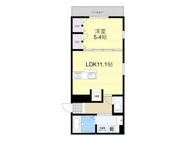 プラザ シャルム(1LDK/3階)の間取り写真