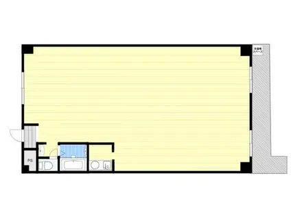 紙谷第2マンション(ワンルーム/1階)の間取り写真