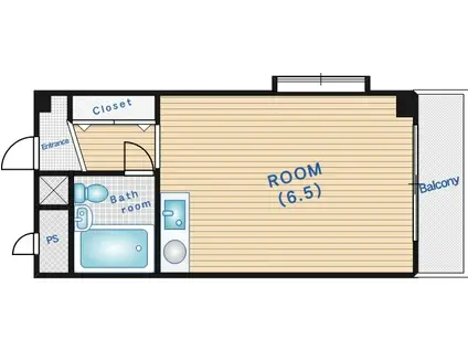 M&Tエサカ(ワンルーム/3階)の間取り写真