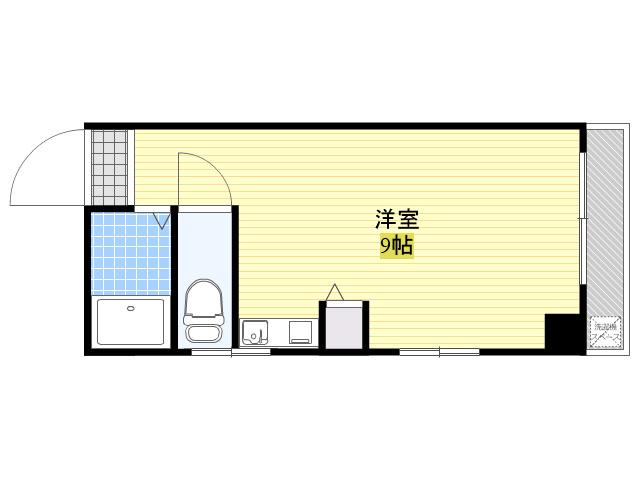 北沢江の木ビル(ワンルーム/3階)の間取り写真