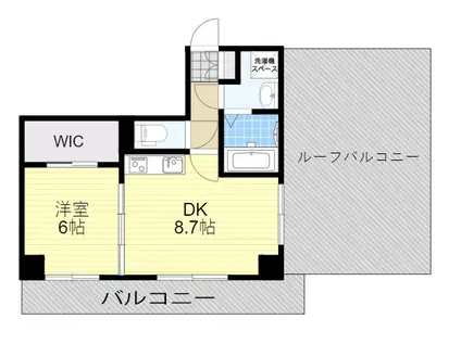 SERENITE江坂四番館(1DK/11階)の間取り写真