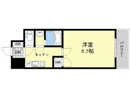 イケガミパート5(1K/5階)の間取り写真