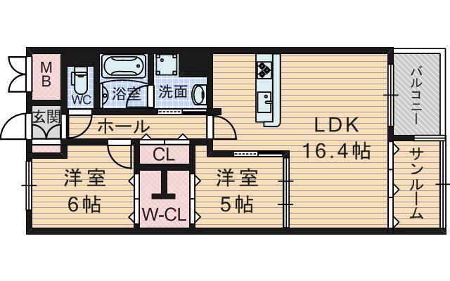 STELLA(1SLDK/3階)の間取り写真