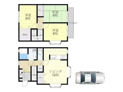 コンフォート(3LDK)の間取り写真