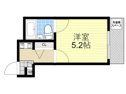 BMランド(1K/3階)の間取り写真