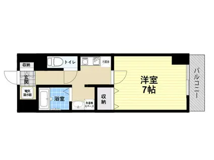 ロジュマンヴェール2(1K/8階)の間取り写真