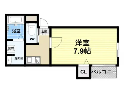 I PONTOS SEAM(1K/1階)の間取り写真