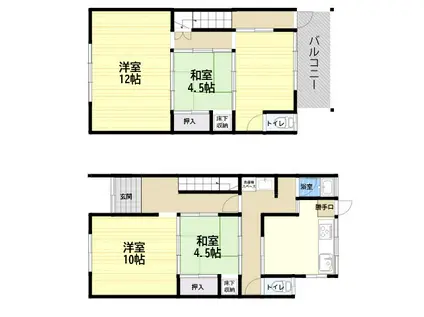 大島テラス住宅(5DK)の間取り写真