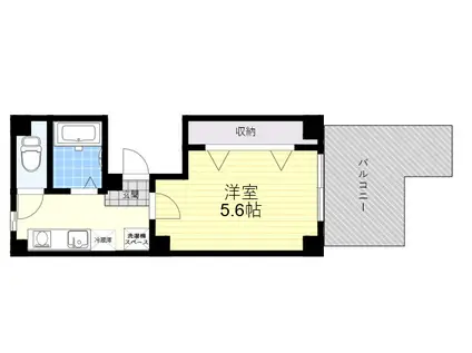 ブロスコート六甲Ⅱ(1K/8階)の間取り写真