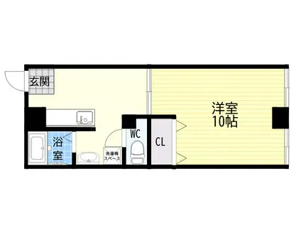 国玉マンション(1K/2階)の間取り写真