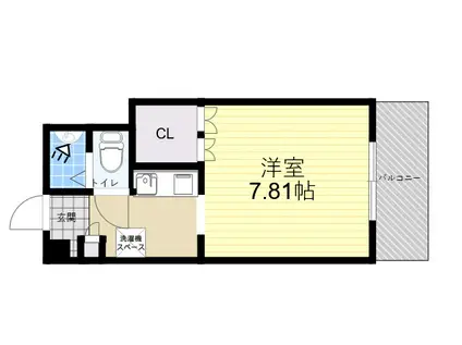 サンクラッソ阪急六甲駅前イースト(ワンルーム/5階)の間取り写真