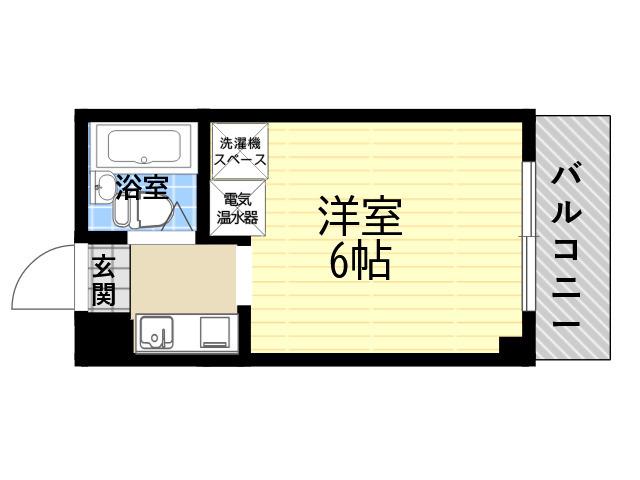 メゾンニューレーダー(1K/3階)の間取り写真