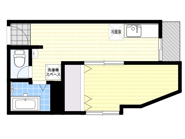 第1大森マンション(1DK/3階)の間取り写真