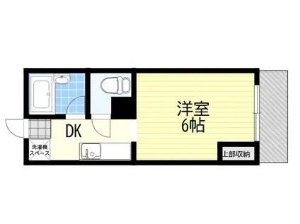 大石北町マンション(1K/3階)の間取り写真